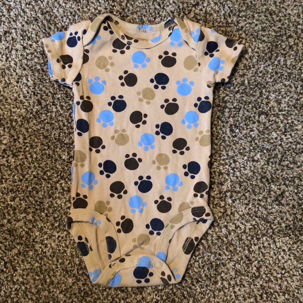 Puppy paw onsie